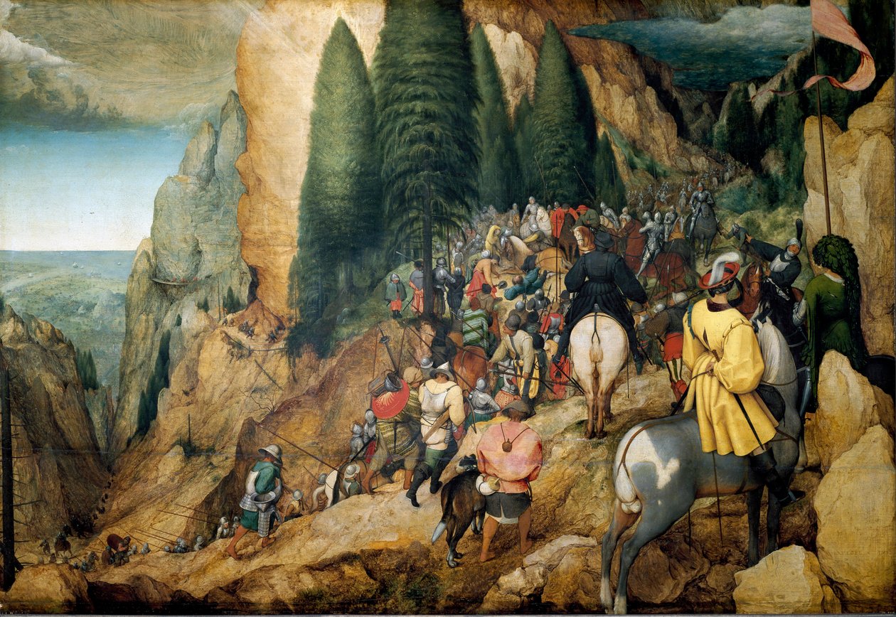 Nawrócenie obrazu św. Pawła autorstwa Pietera Bruegla Starożytnego (lub Pierre Bruegel lub Pieter Bruegel lub Brueghel autorstwa Pieter Bruegel the Elder