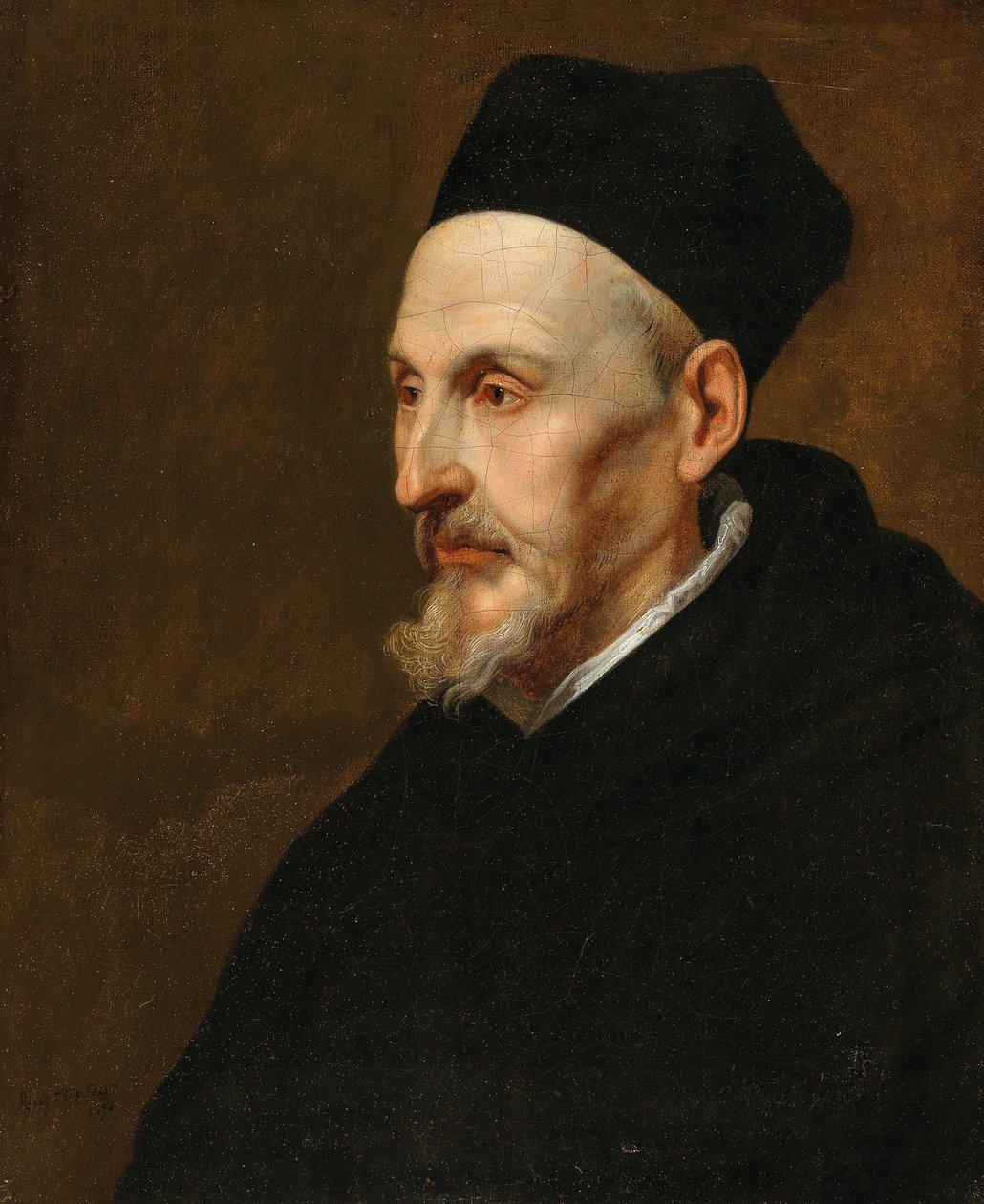 Portret Antoniusza Triesta 1576-1657, biskupa Brugii i Gandawy, 1650. autorstwa Pieter Thijs