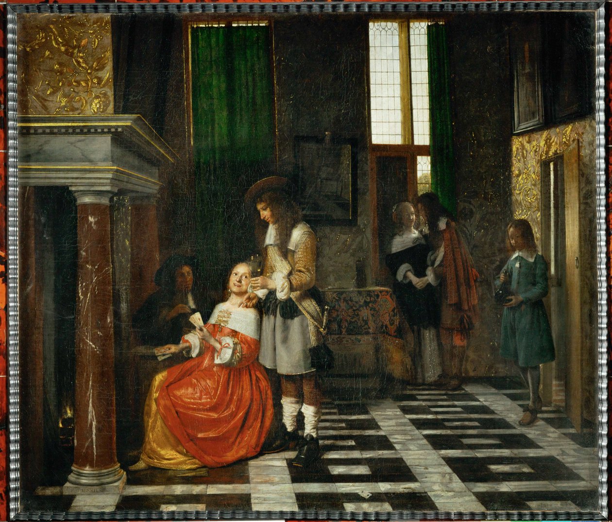 Les joueurs de cartes - Gracze w karty ... autorstwa Pieter de (after) Hooch