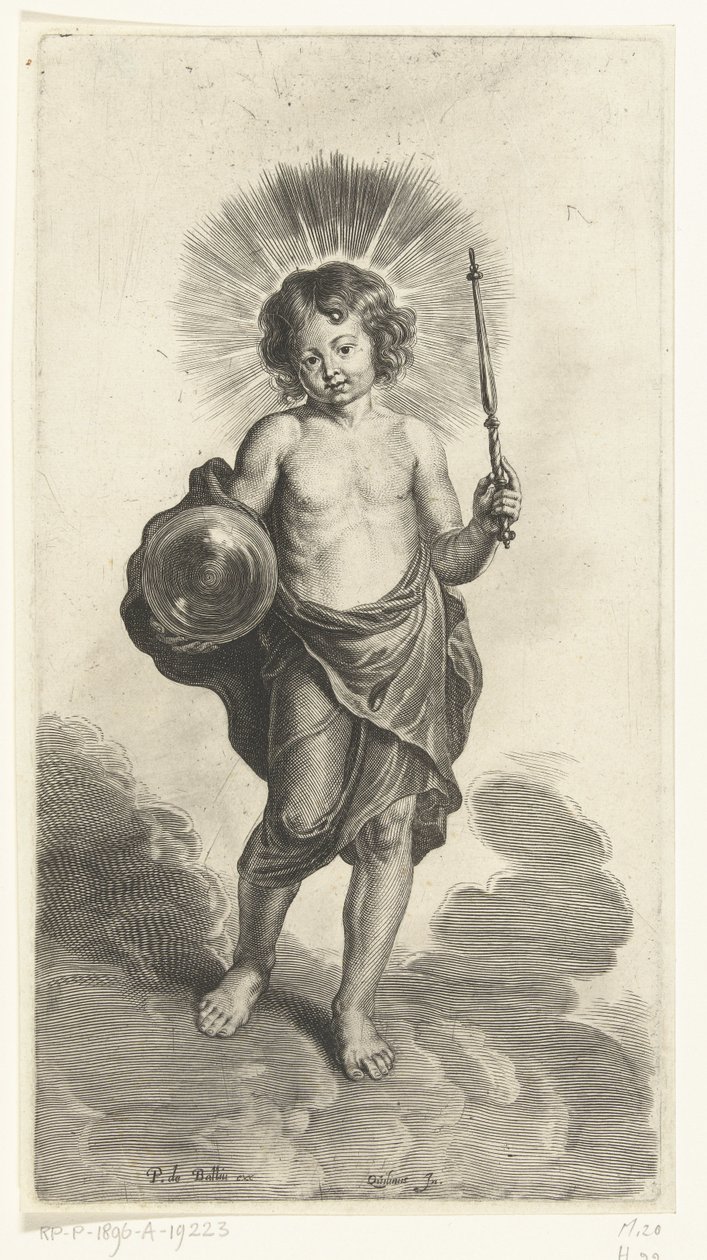 Dzieciątko Chrystus z kulą ziemską i berłem autorstwa Pieter de Bailliu (I) (possibly)