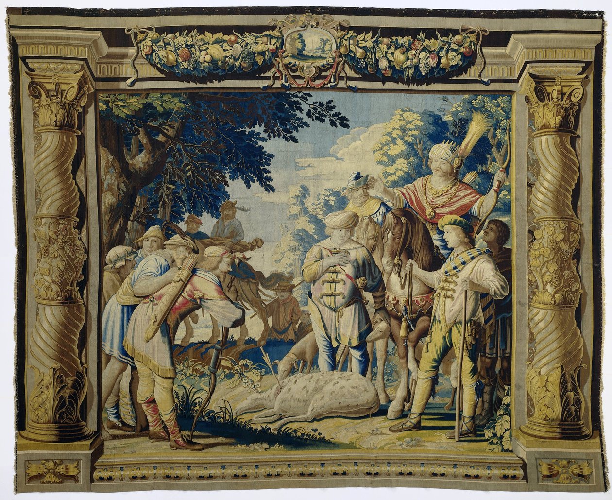 Śmierć jelenia poświęconego Artemidie Historia Ifigenii i Orestesa (tytuł serii) autorstwa Pieter de Cracht