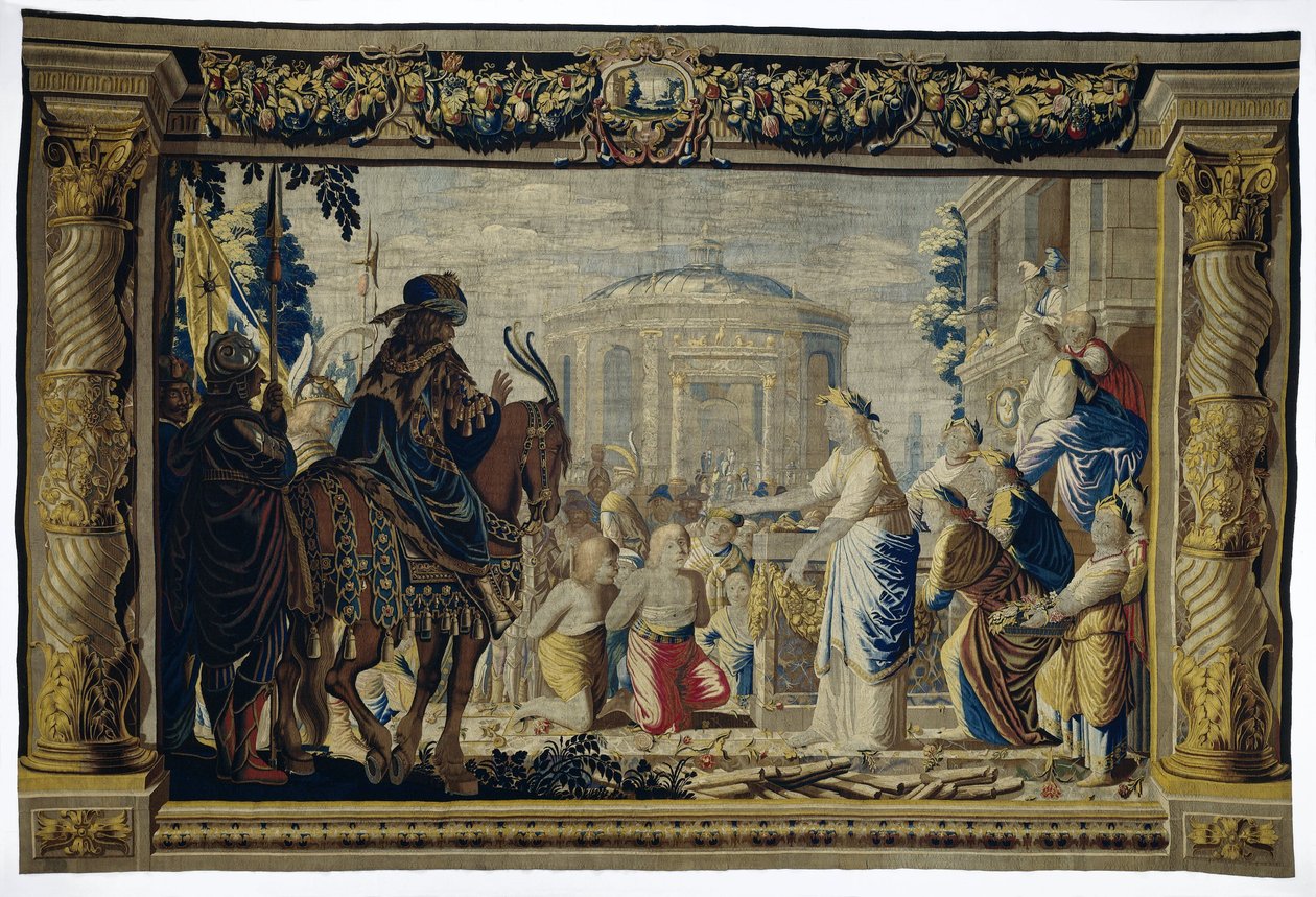 Orestes i Pylades dla Ifigenii Historia Ifigenii i Orestesa (tytuł serii) autorstwa Pieter de Cracht