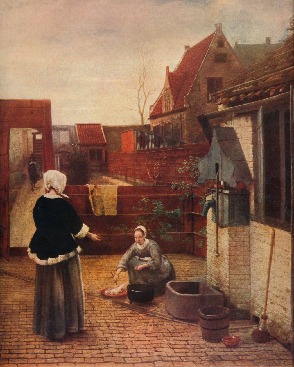 Dziedziniec holenderski, c1658, 1911 autorstwa Pieter de Hooch