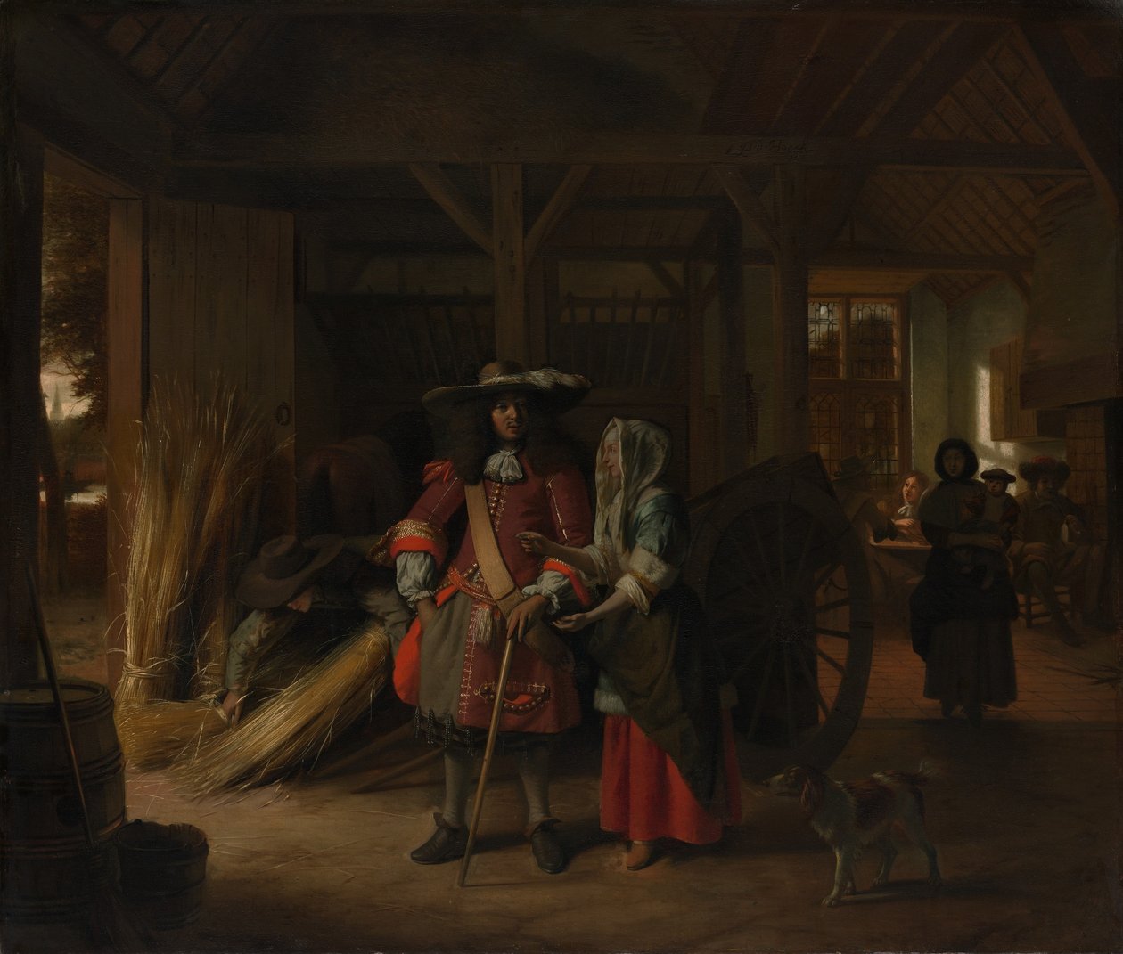 Opłacenie Hostessy ok. 1670. autorstwa Pieter de Hooch