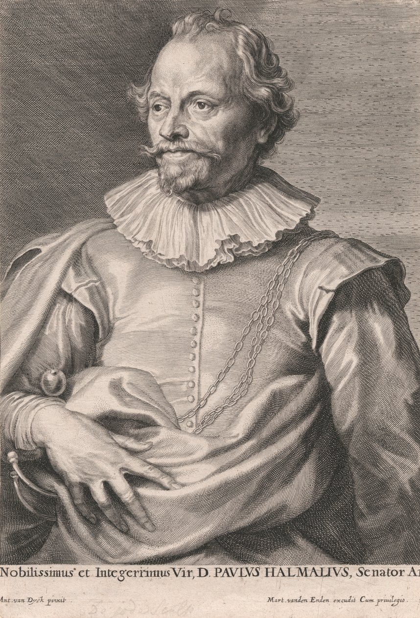 Najszlachetniejszy i najczcigodniejszy człowiek, D. Paulus Halmalius, senator Ant. autorstwa Pieter de Jode