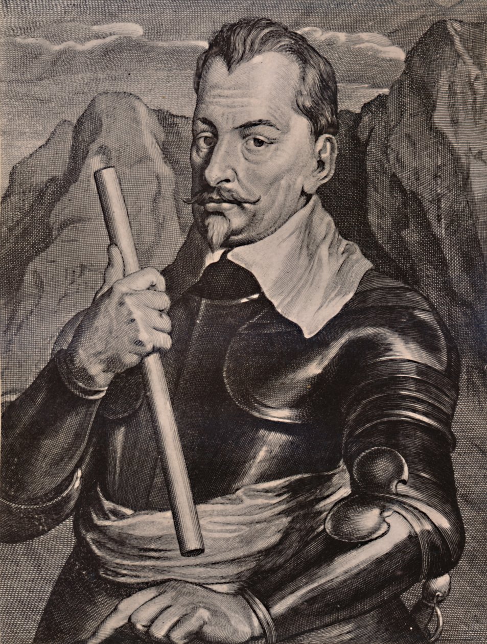 Albrecht von Wallenstein, czeski generał, XVII wiek 1894 autorstwa Pieter de Jode II