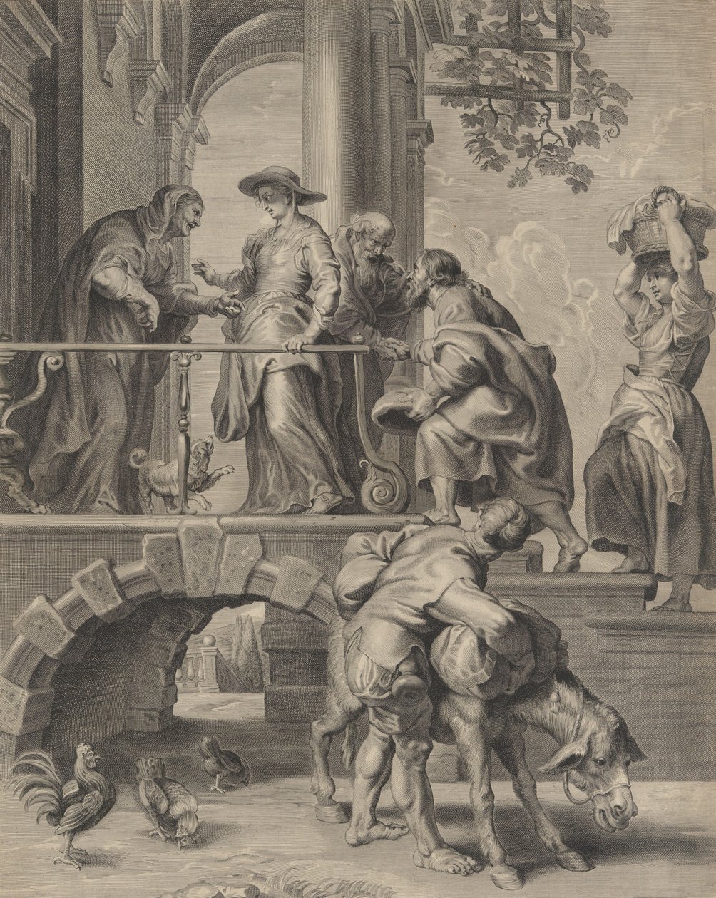 Nawiedzenie, 1625-74. autorstwa Pieter de Jode II