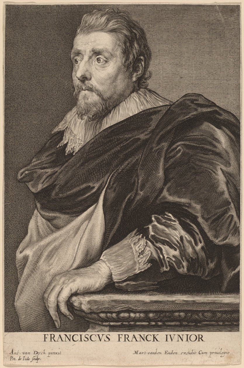 Frans Francken II autorstwa Pieter de Jode II after Sir Anthony van Dyck