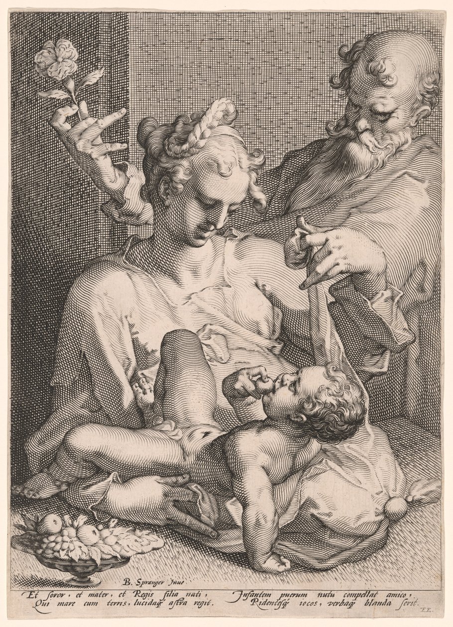 Święta Rodzina autorstwa Pieter de Jode I