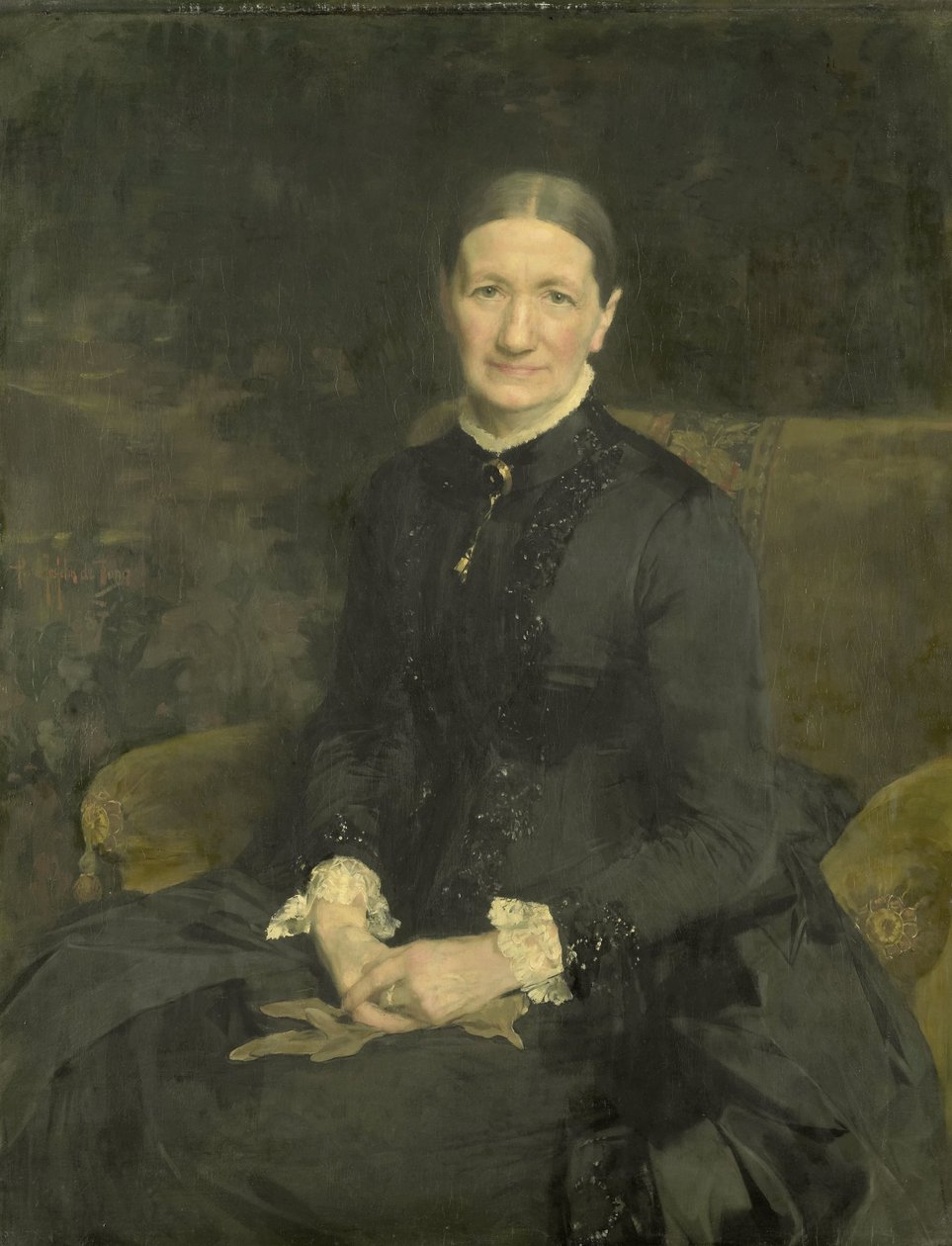 Pani A.J. Zubli-Maschhaupt autorstwa Pieter de Josselin