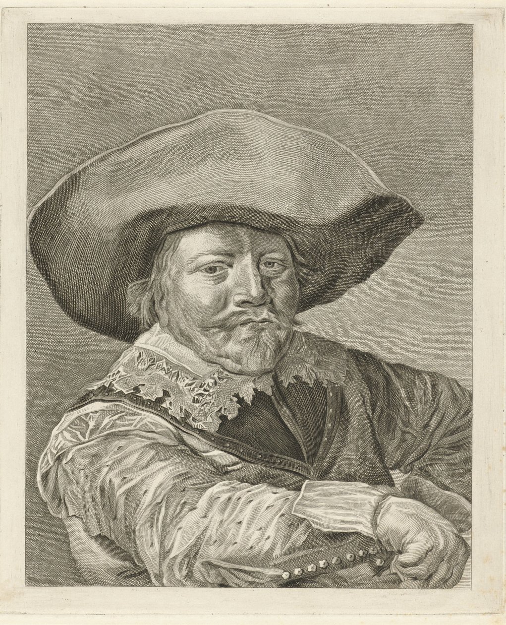 Portret mężczyzny w stroju z XVII wieku autorstwa Pieter de Mare
