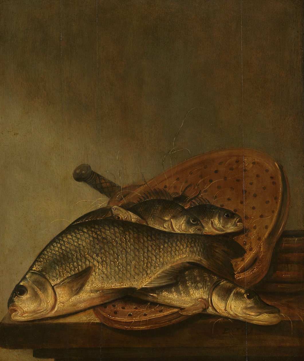 Martwa natura z rybami autorstwa Pieter de Putter