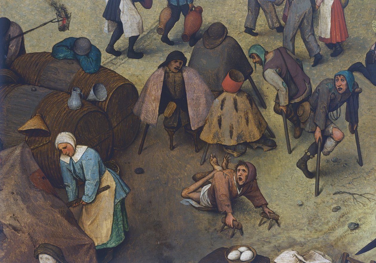 Walka między Karnawałem a Wielkim Postem autorstwa Pieter Bruegel the Elder