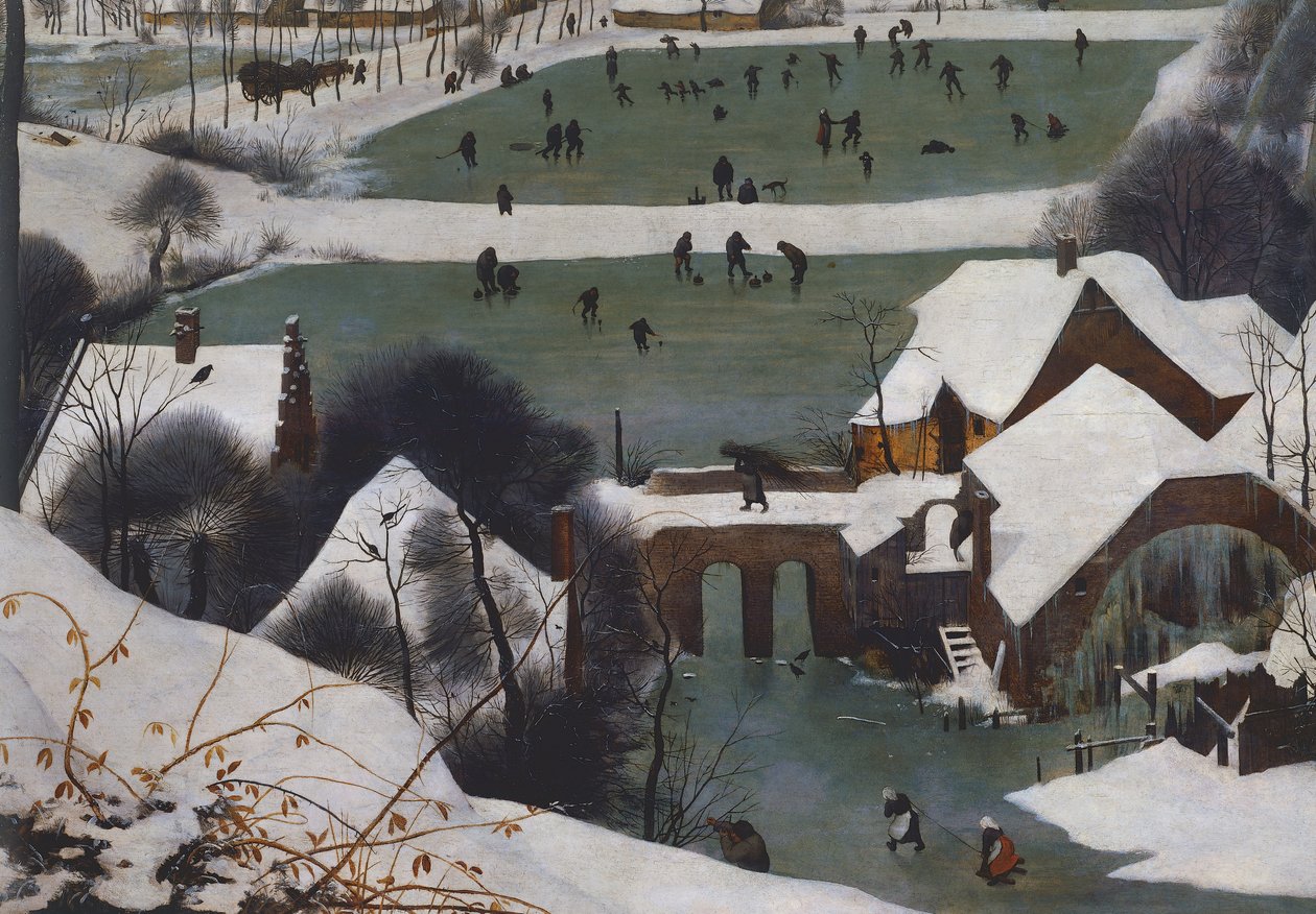 Łowcy w śniegu autorstwa Pieter Bruegel the Elder