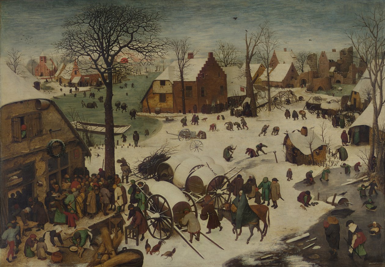 Spis ludności w Betlejem autorstwa Pieter Bruegel the Elder