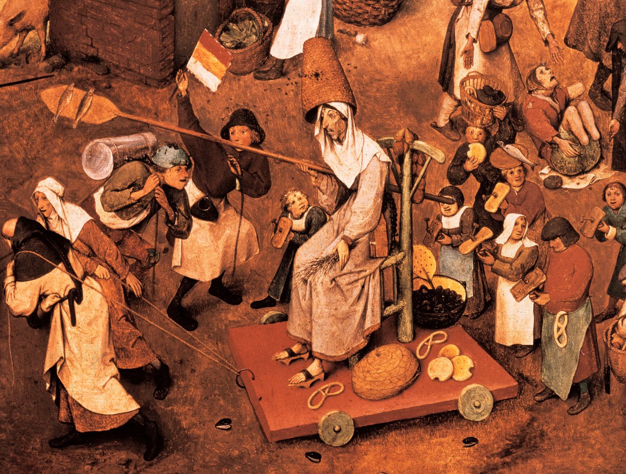 Walka Karnawału z Wielkim Postem autorstwa Pieter Bruegel the Elder