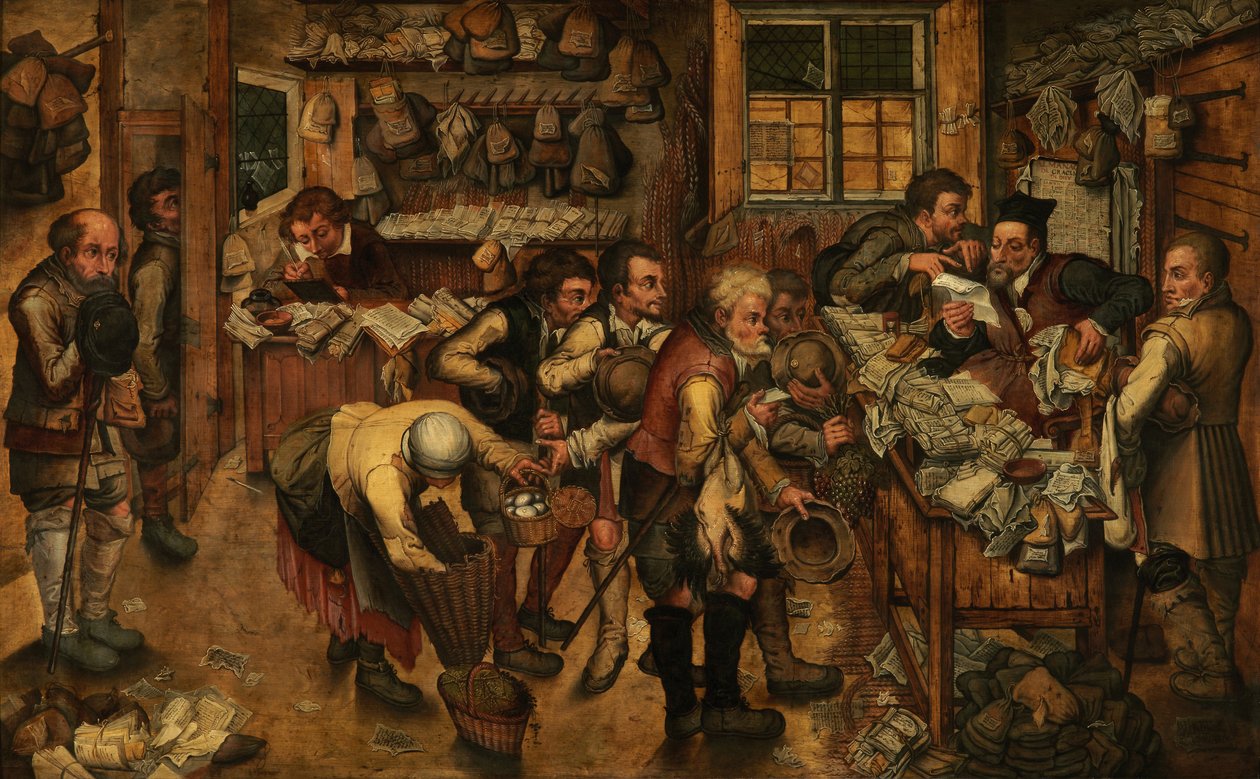 Chłopski prawnik (olej na desce) autorstwa Pieter the Younger (after) Brueghel