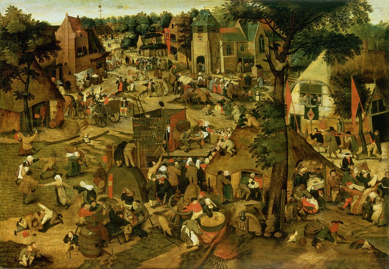 Targi z Prezentacją Teatralną autorstwa Pieter the Younger Brueghel