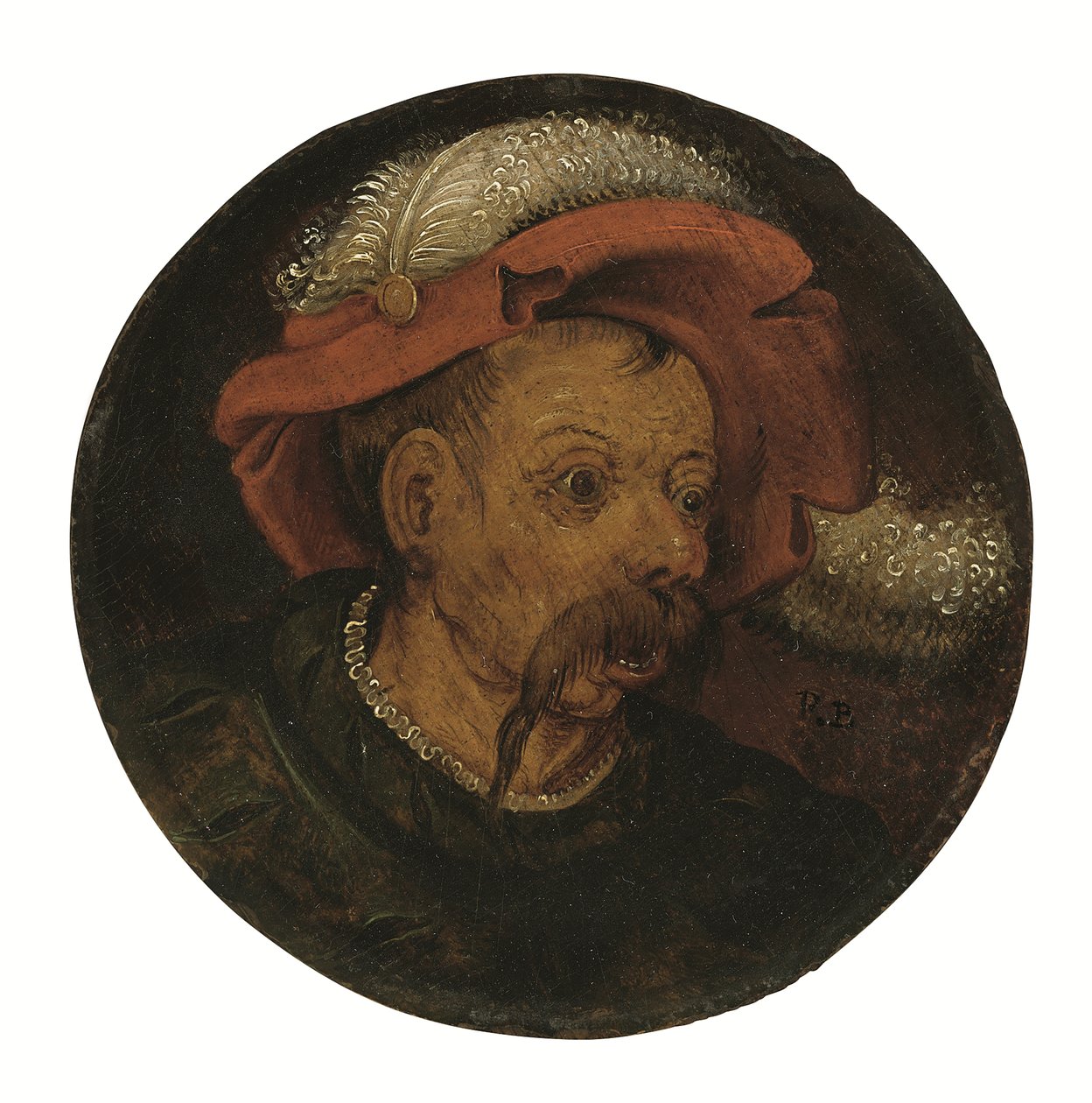 Głowa landsknechta (olej na desce) autorstwa Pieter the Younger Brueghel