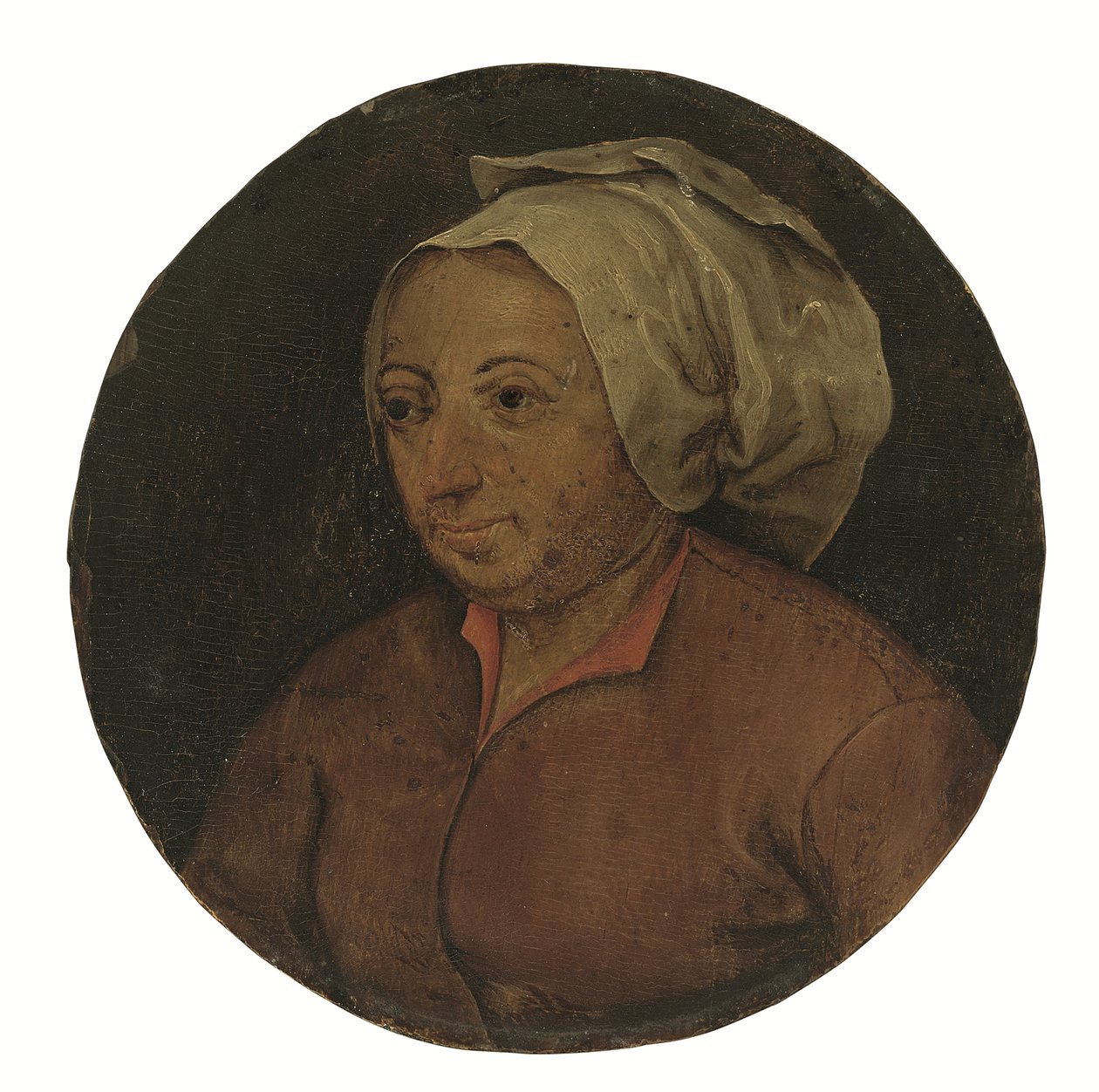 Głowa kobiety (olej na desce) autorstwa Pieter the Younger Brueghel