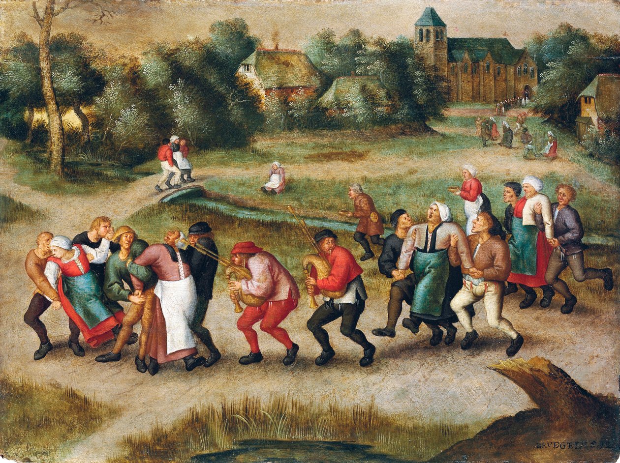 Pielgrzymka epileptyków do Molenbeek autorstwa Pieter the Younger Brueghel