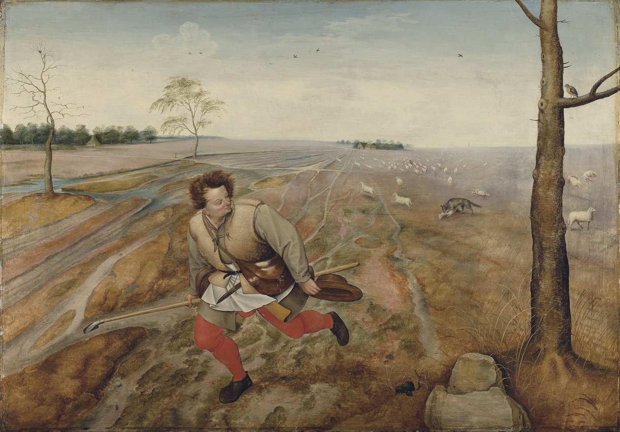 Zły pasterz autorstwa Pieter Brueghel the Younger