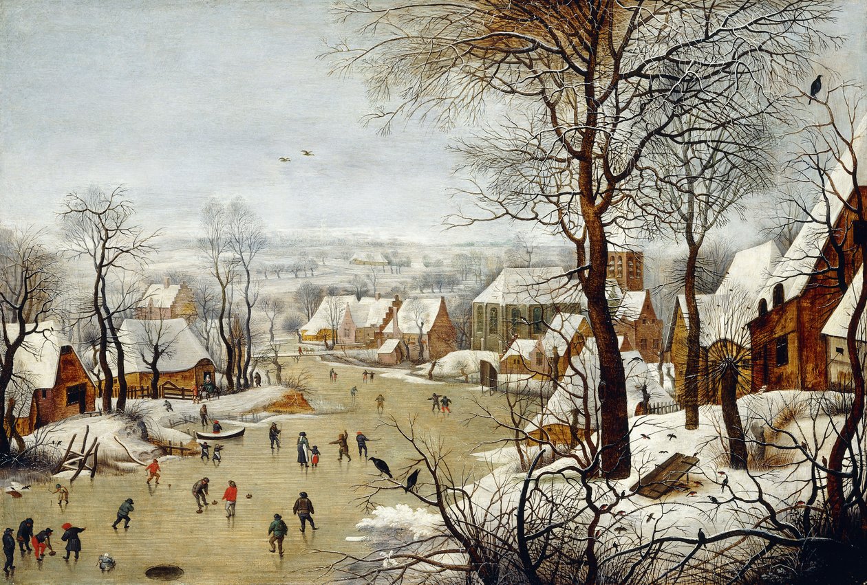 Pułapka na ptaki, autorstwa Pieter Brueghel the Younger