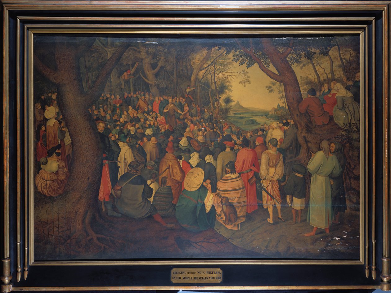 Kazanie św. Jana Chrzciciela autorstwa Pieter Brueghel the Younger