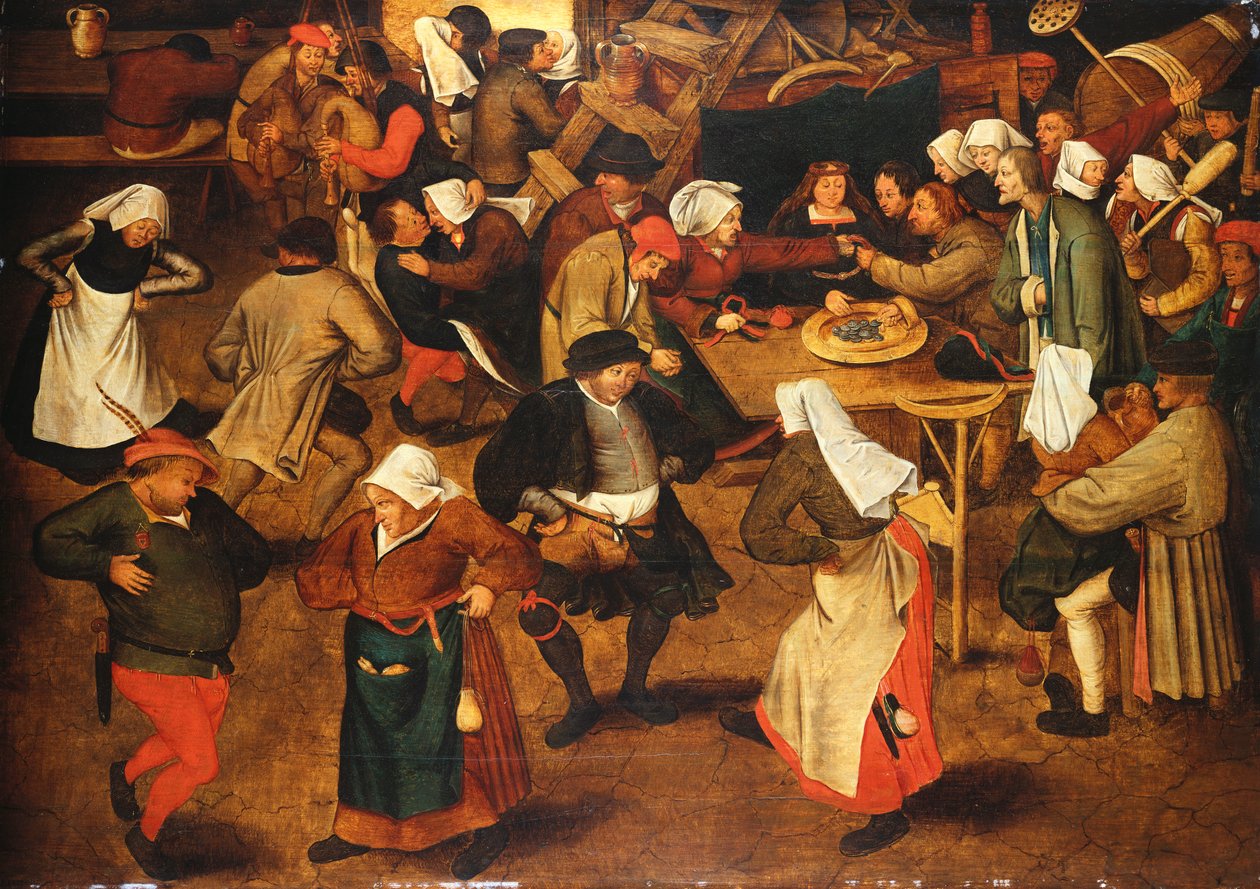 Taniec weselny autorstwa Pieter Brueghel the Younger
