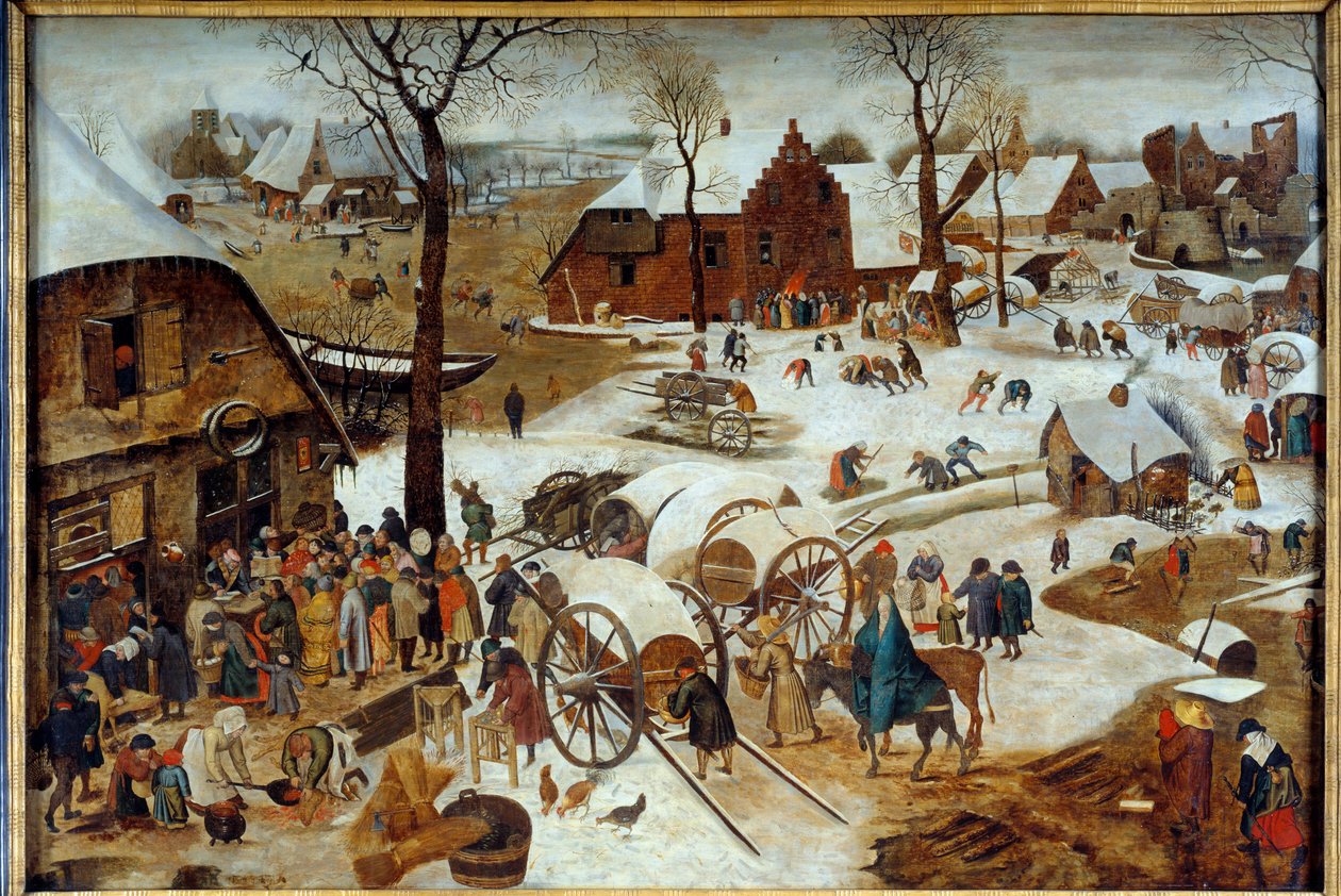 Zapłata grosza lub nominału Obraz Betlejemski Pietera Jeune dit Bruegel d