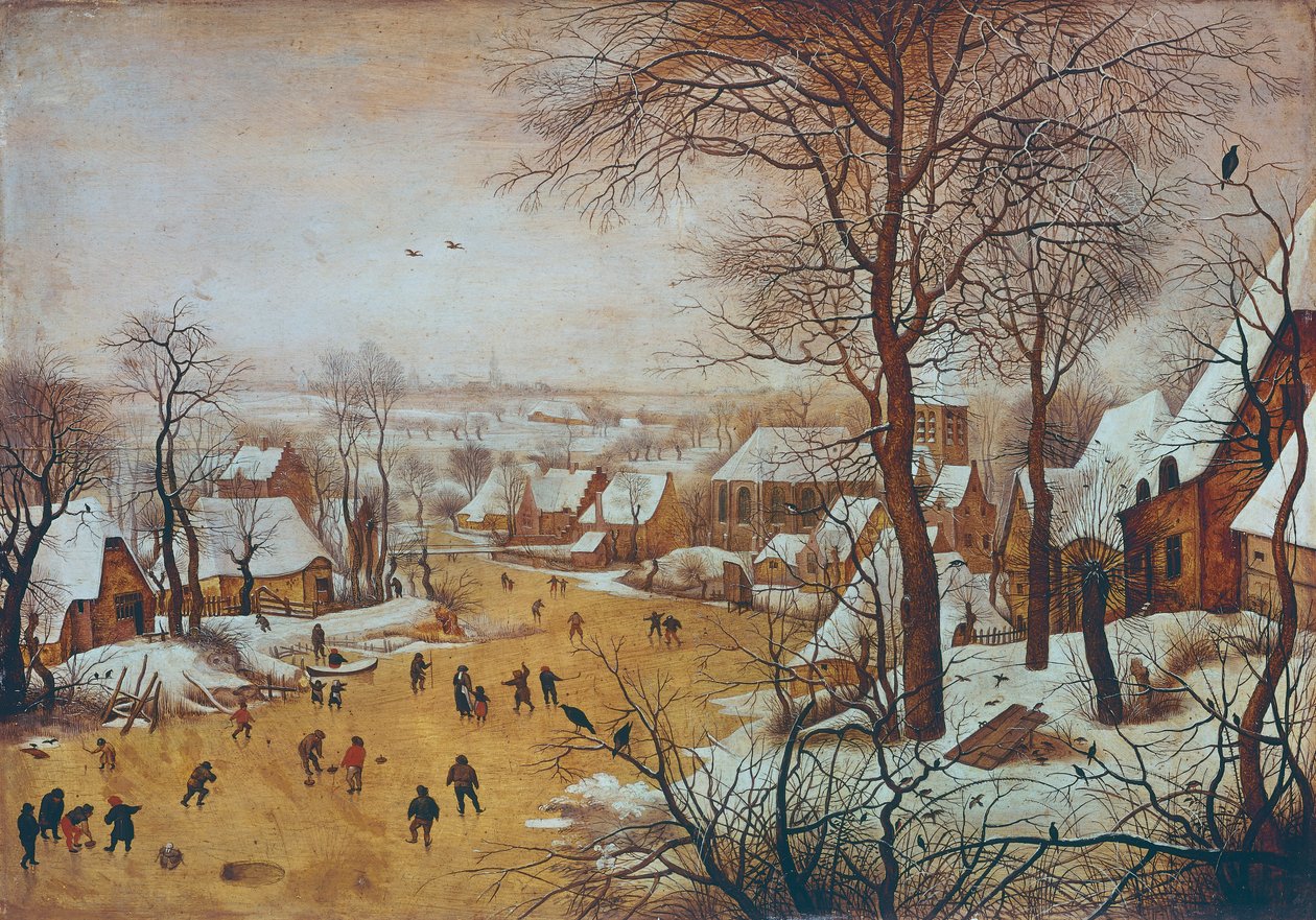 Zimowy krajobraz autorstwa Pieter the Younger Brueghel