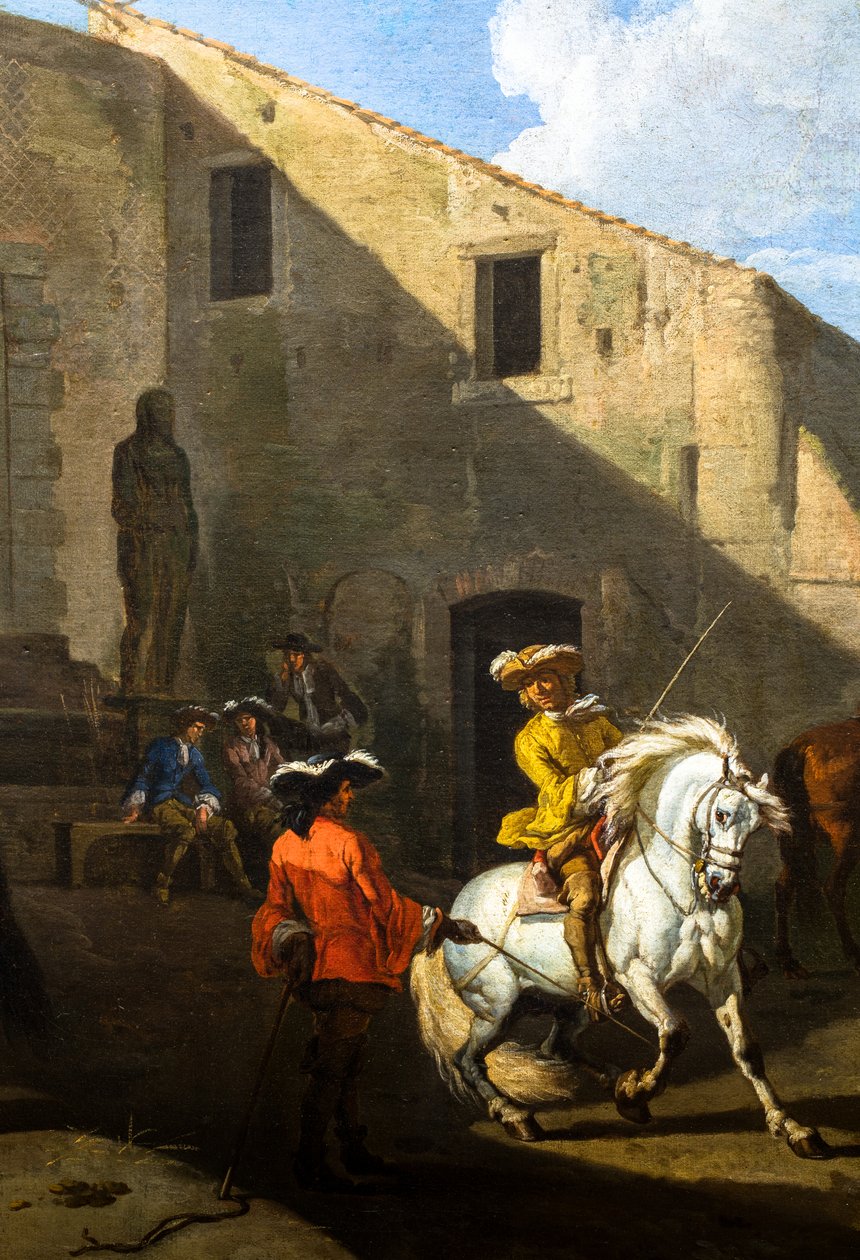 Manège autorstwa Pieter van Bloemen