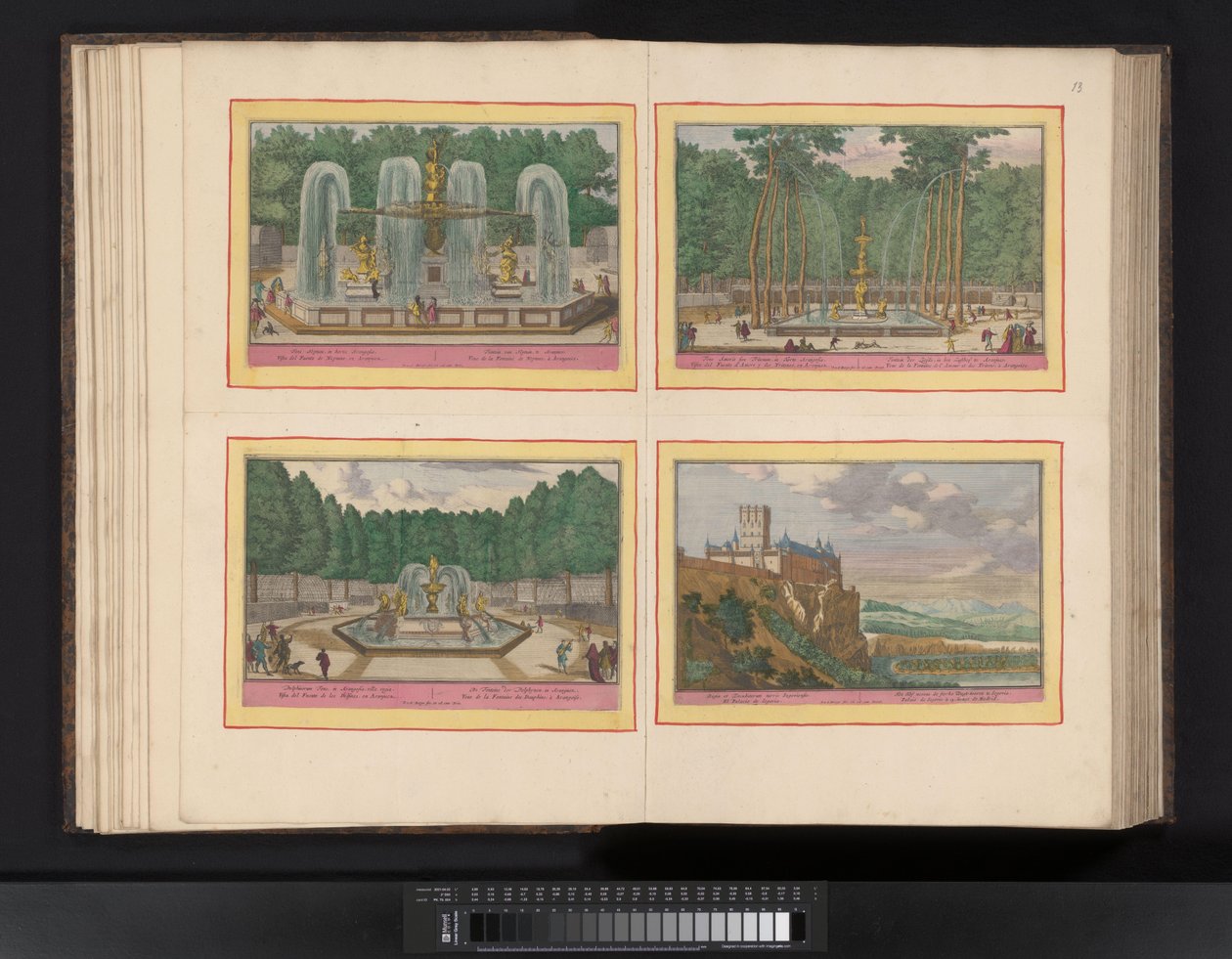 Kaart van het beleg van Barcelona, ​​​​1706 Mapa miasta Barcelona i Chateau de Mont Juy z najazdami Armii Francuskiej (...) (tytuł na obiekcie) autorstwa Pieter van Call (II)