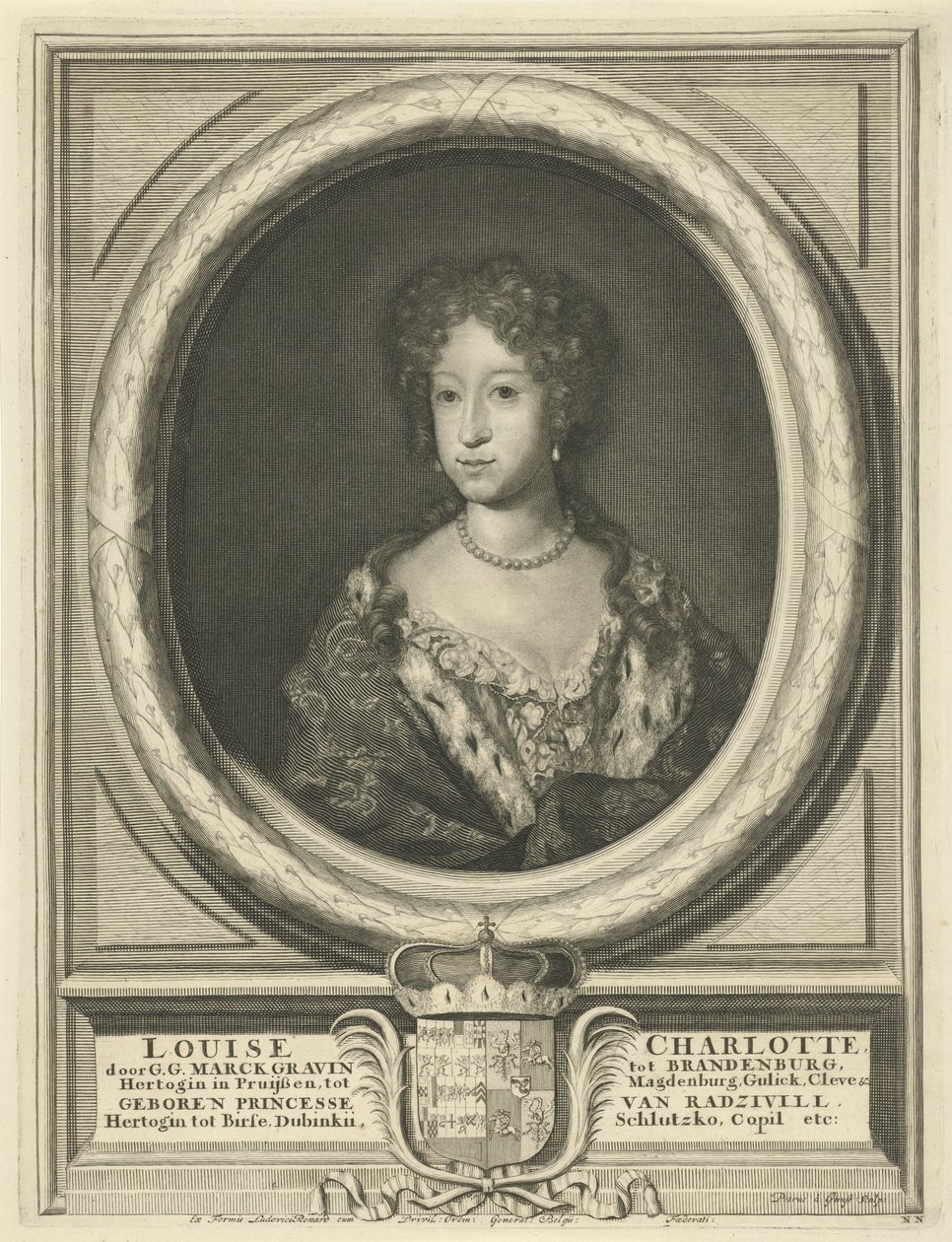 Ludwika Karalina Radziwiłł. Ludwika Karalina Radziwiłł (1688-1711) autorstwa Pieter van Gunst