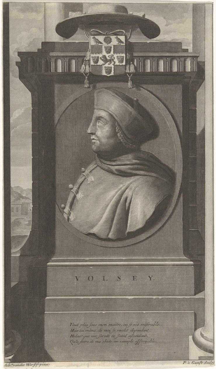 Portret kardynała Wolsey autorstwa Pieter van Gunst
