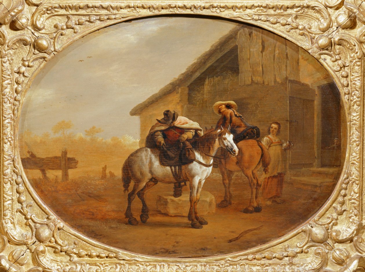 Wyjazd z hotelu ... autorstwa Pieter van Laer