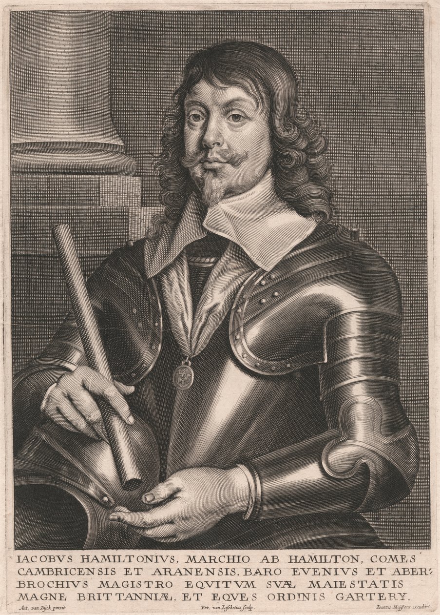 James Hamilton, markiz AB Hamilton, hrabia Cambridge i Aran autorstwa Pieter van Lisebetten