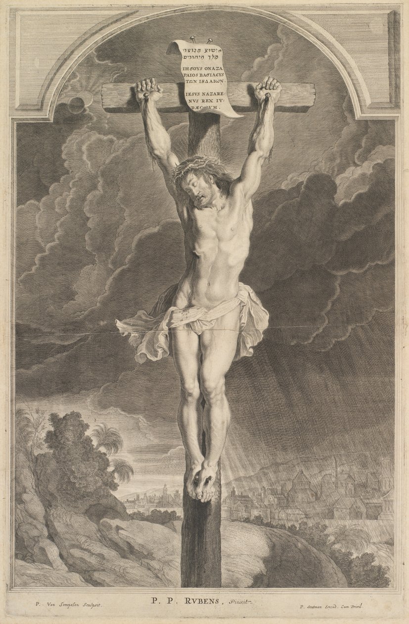 Chrystus na krzyżu autorstwa Pieter van Sompel