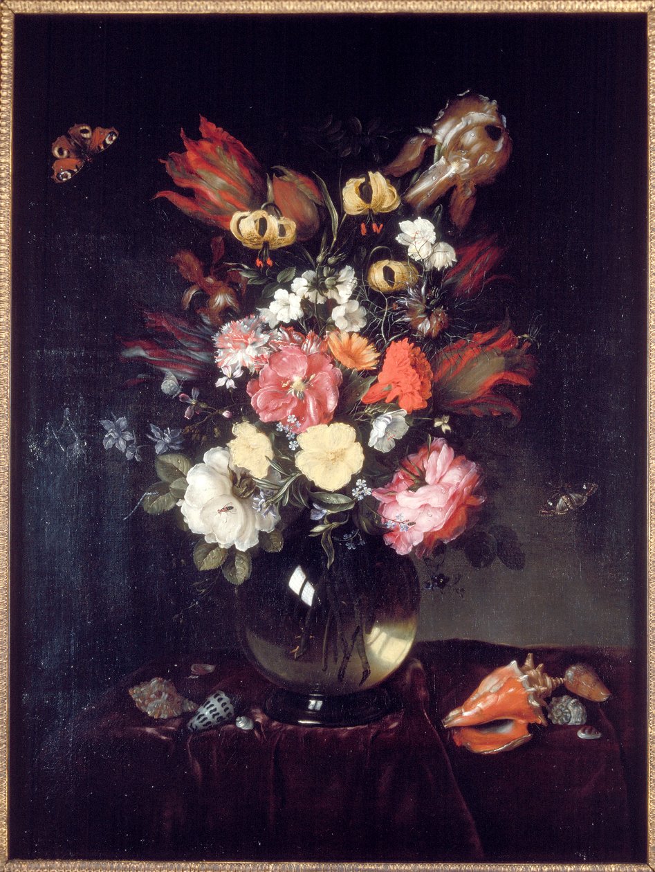 „Wazon i kwiaty”, 1655. autorstwa Pieter van de Venne