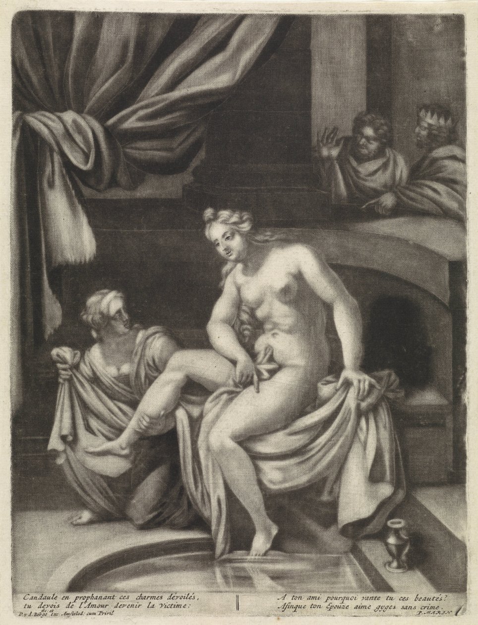 Dawid i Batszeba autorstwa Pieter van den Berge
