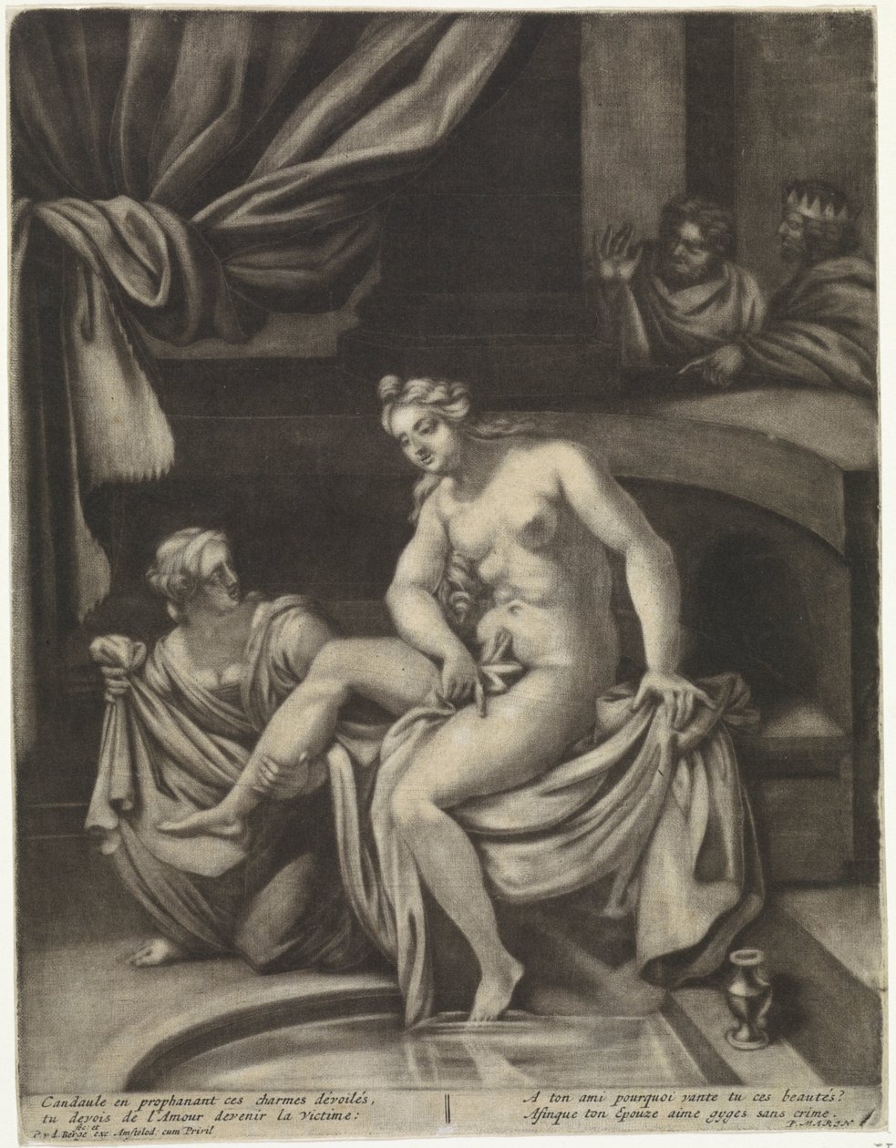 Dawid i Batszeba autorstwa Pieter van den Berge