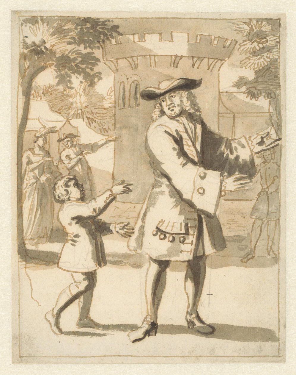 Zamawiający litery autorstwa Pieter van den Berge