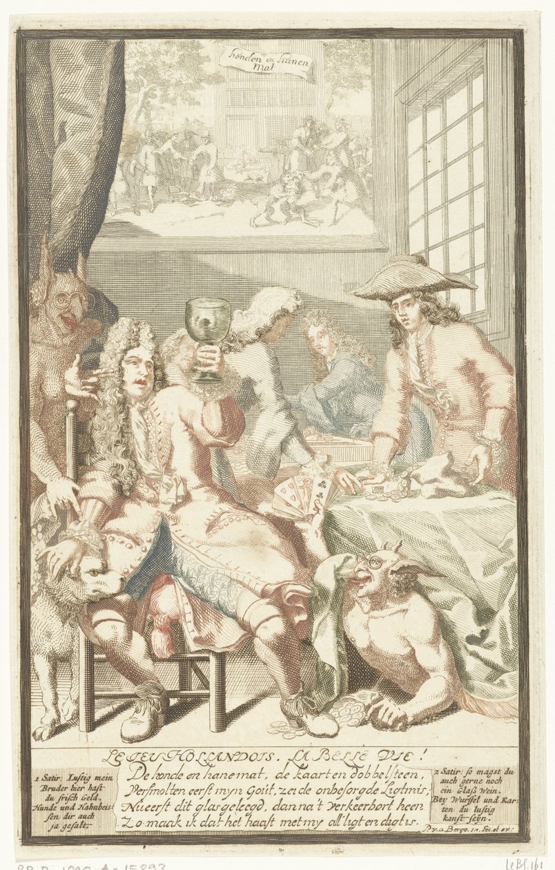 Gra karciana autorstwa Pieter van den Berge
