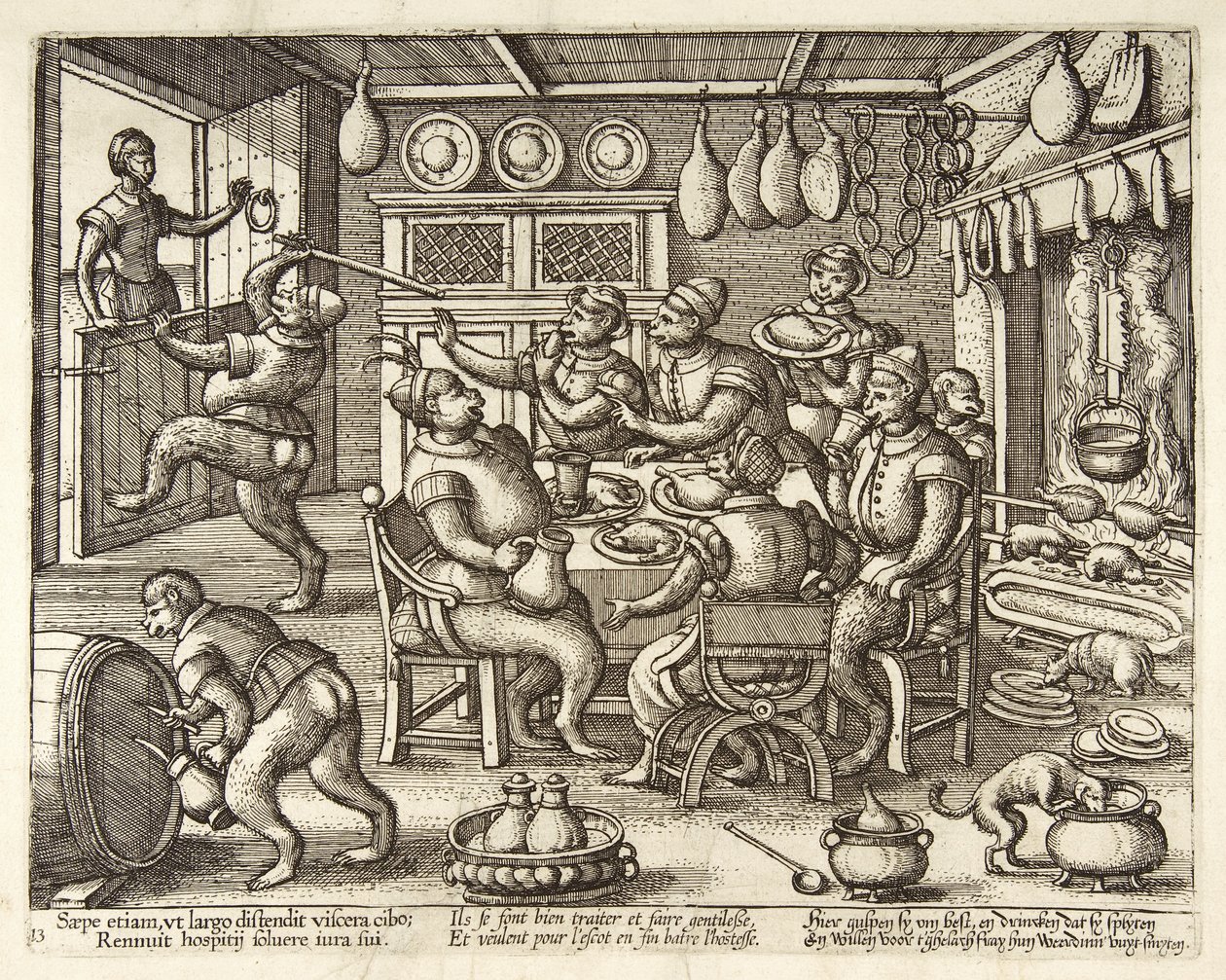 Gruba Kuchnia, wyd. ok. 1585 r autorstwa Pieter van der Borcht