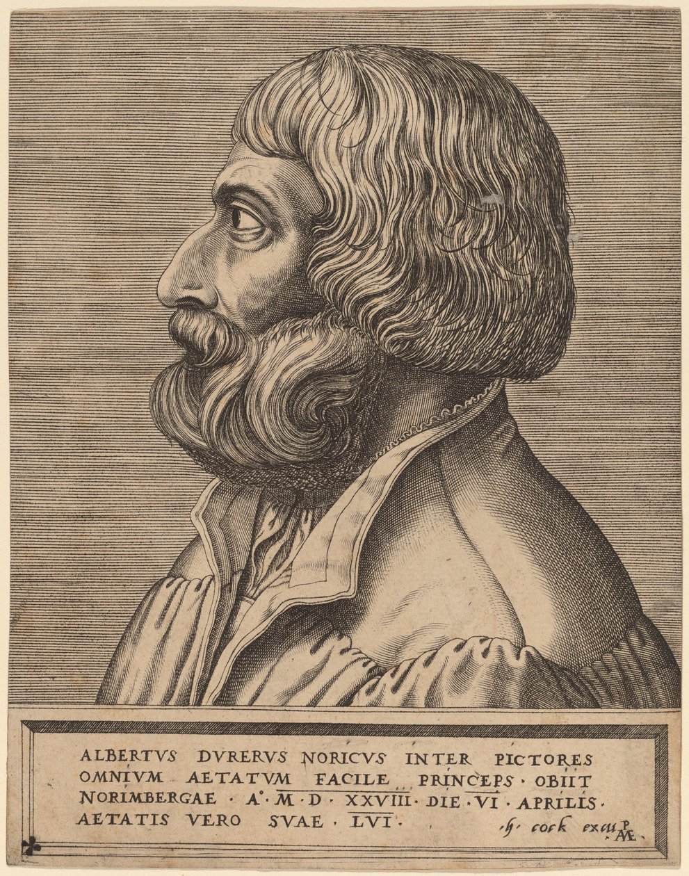 Albrecht Durer autorstwa Pieter van der Heyden