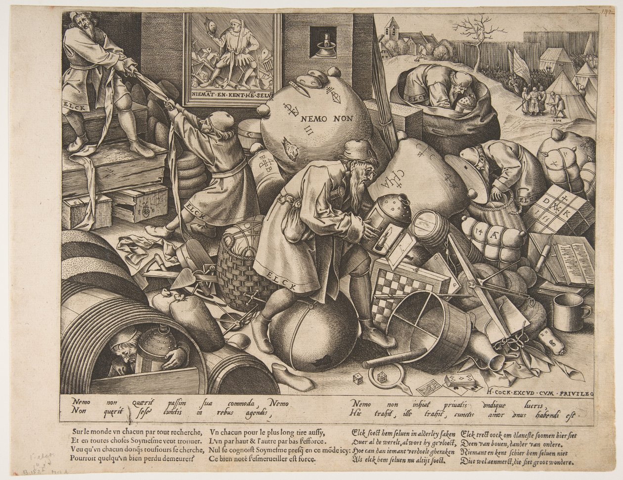 Każdy, ok. 1558. autorstwa Pieter van der Heyden