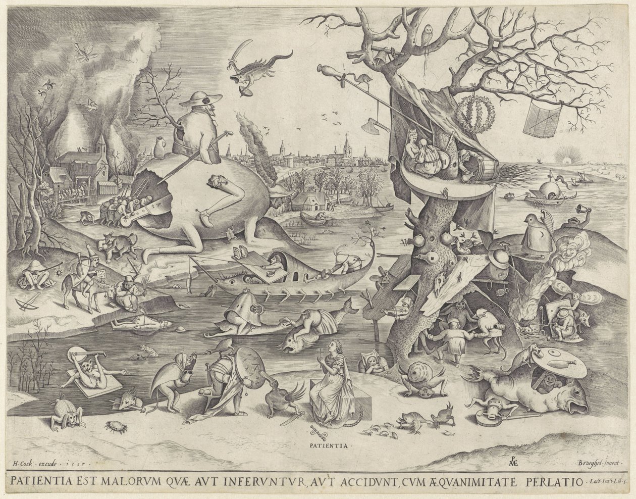 Geduld Cierpliwość (tytuł na obiekcie) autorstwa Pieter van der Heyden
