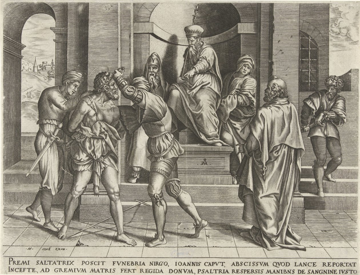 Uwięzienie Jana Chrzciciela autorstwa Pieter van der Heyden
