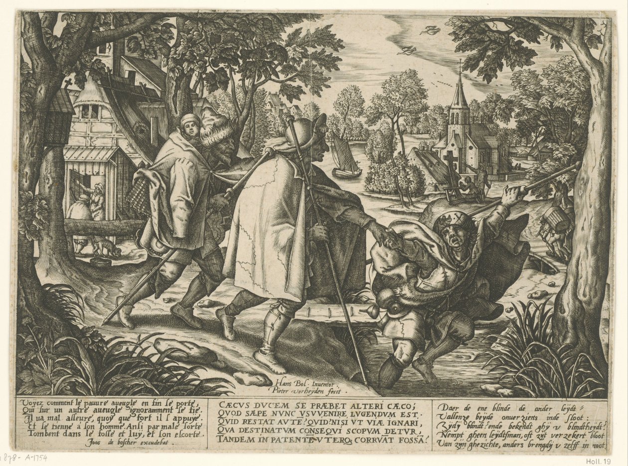 Przypowieść o dwóch niewidomych autorstwa Pieter van der Heyden