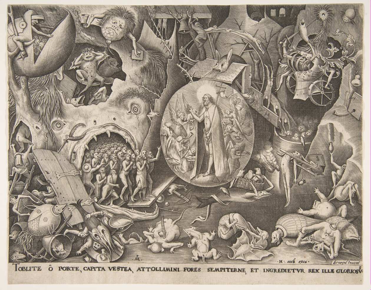 Zejście Chrystusa do otchłani, ca. 1561. autorstwa Pieter van der Heyden
